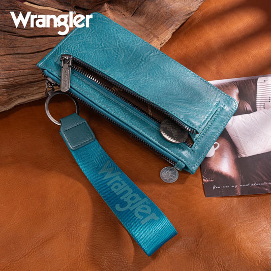 Wrangler Sunflower Print Card Wallet/Wristlet (Pre-order item)