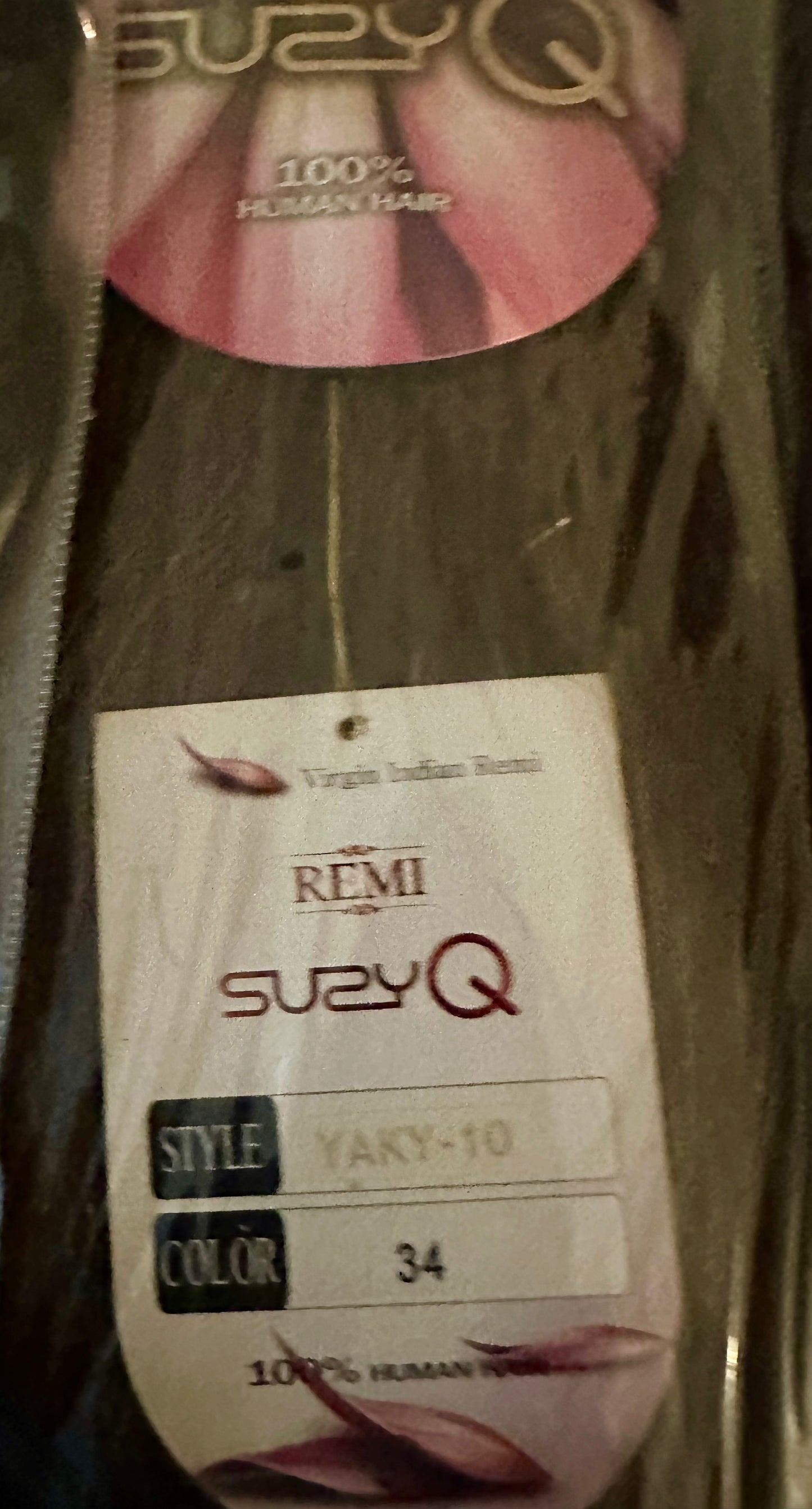 Virgin Indian Remi 100% Human Hair Suzy Q Yaky 10”