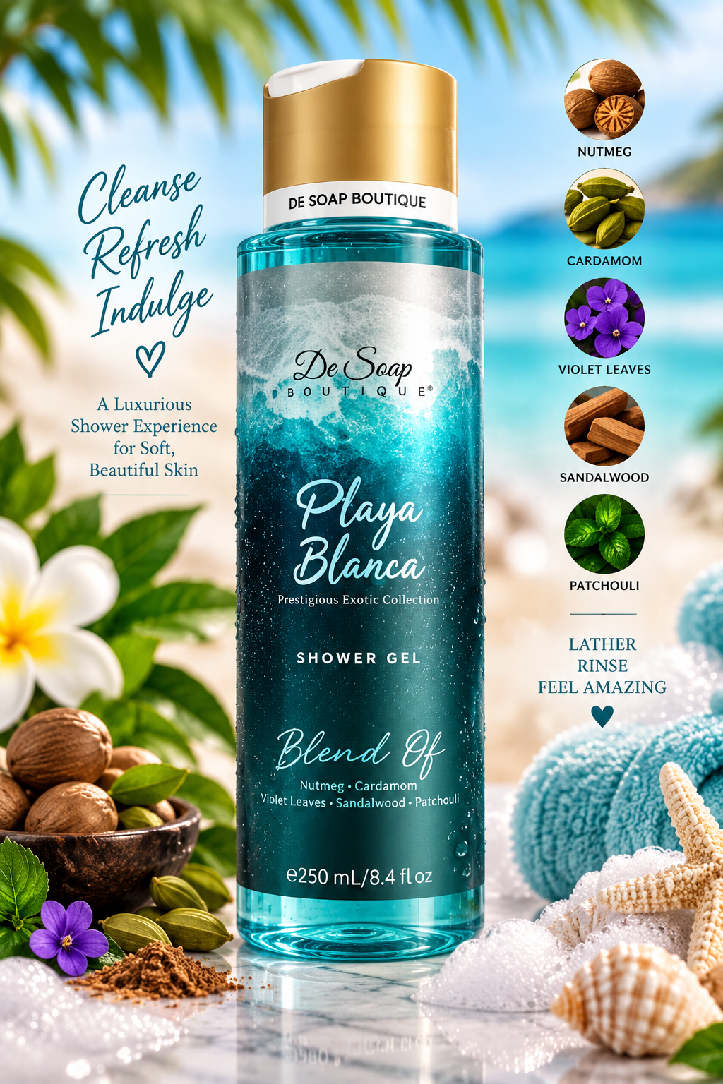 Playa Blanca Shower Gel