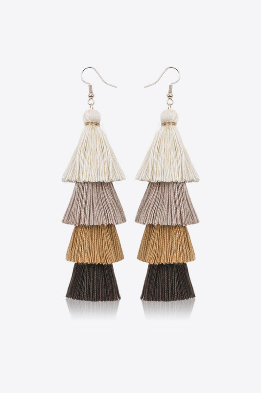 Layered Tassel Earrings