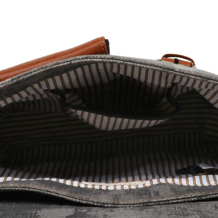 Unisex Blazer Black Crossbody/ Messenger (Upcycled Genuine Leather)