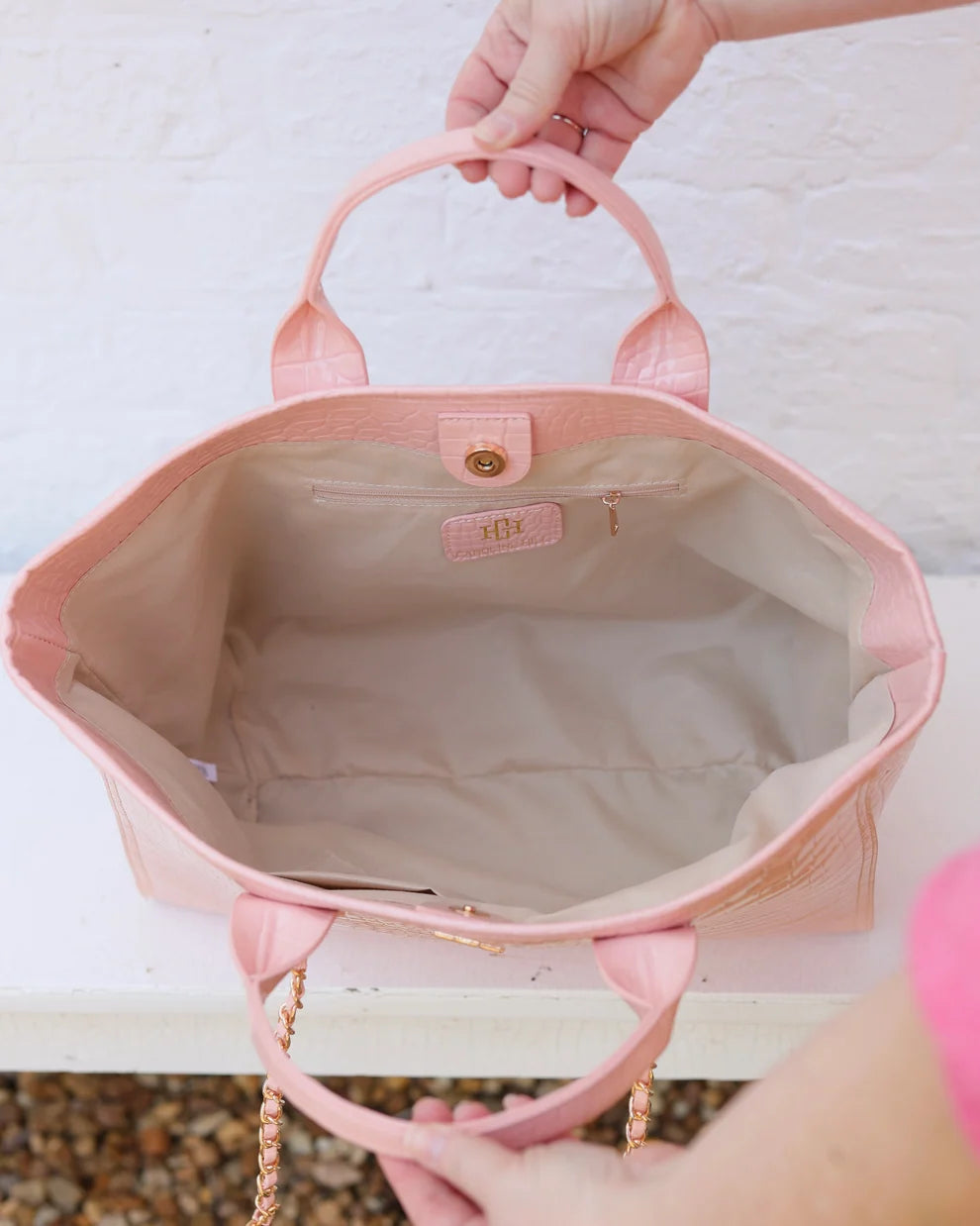 Missy Tote Lime Patent EC