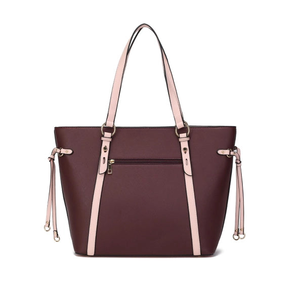 Kioea Tote Handbag, Wallet and Keyring Set Women