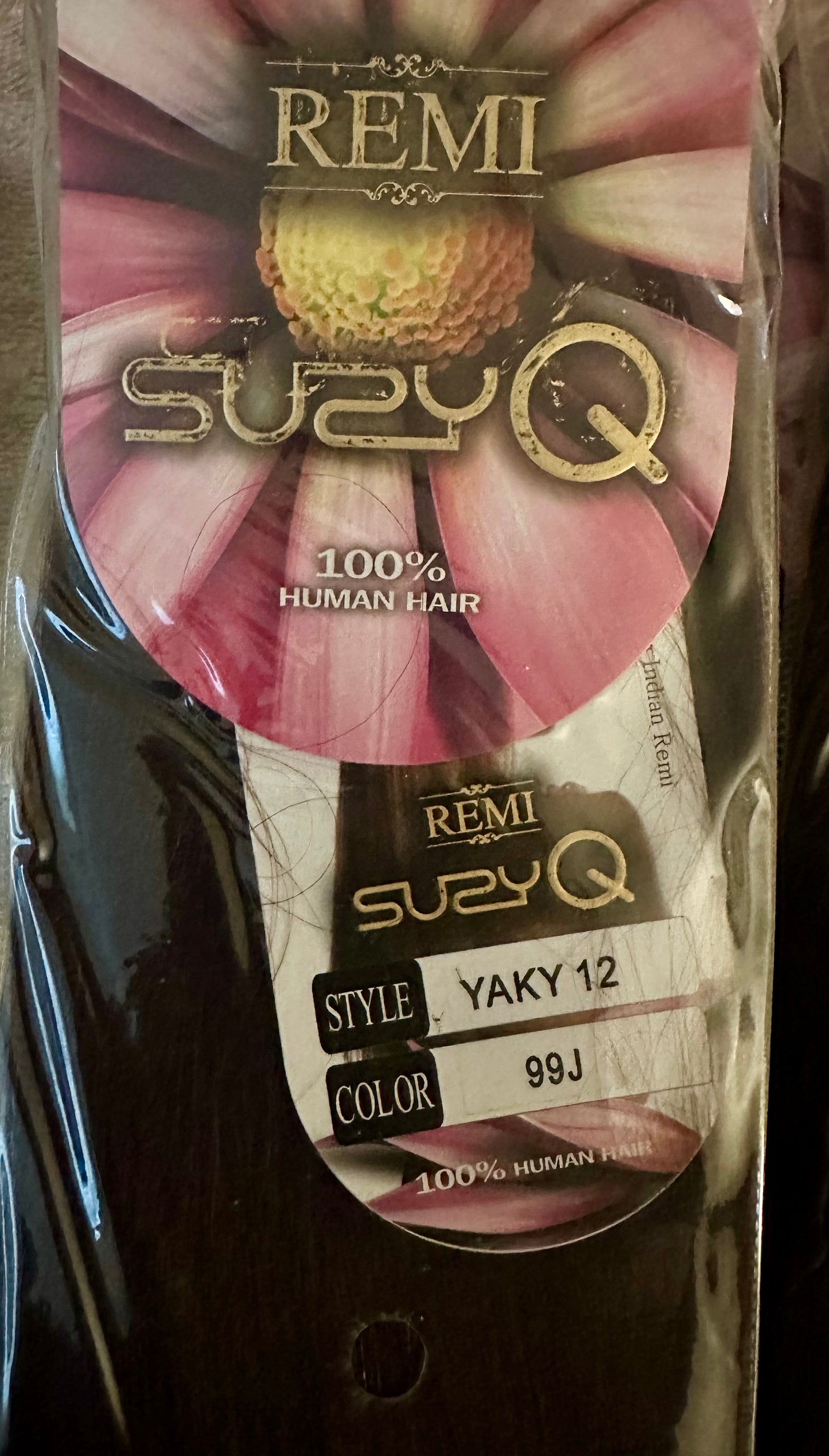 Virgin Indian Remi Suzy Q 100% Human Hair Yaky 12”