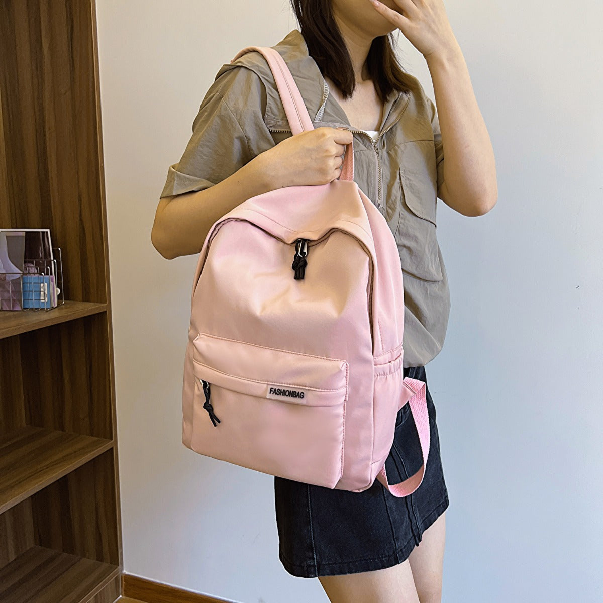 Adjustable Strap Cloth Large Backpack Bag