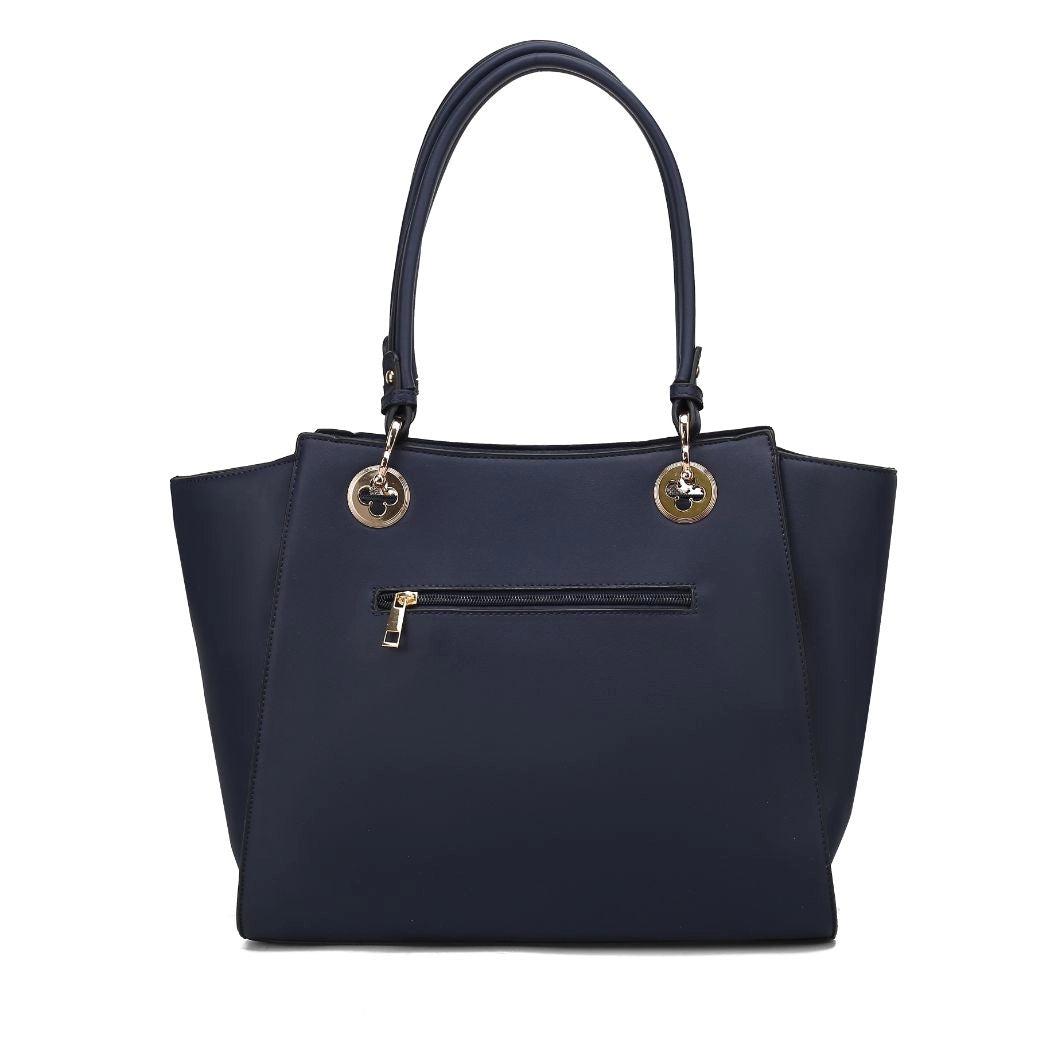 Ivy Tote Handbag Vegan Leather Crossover