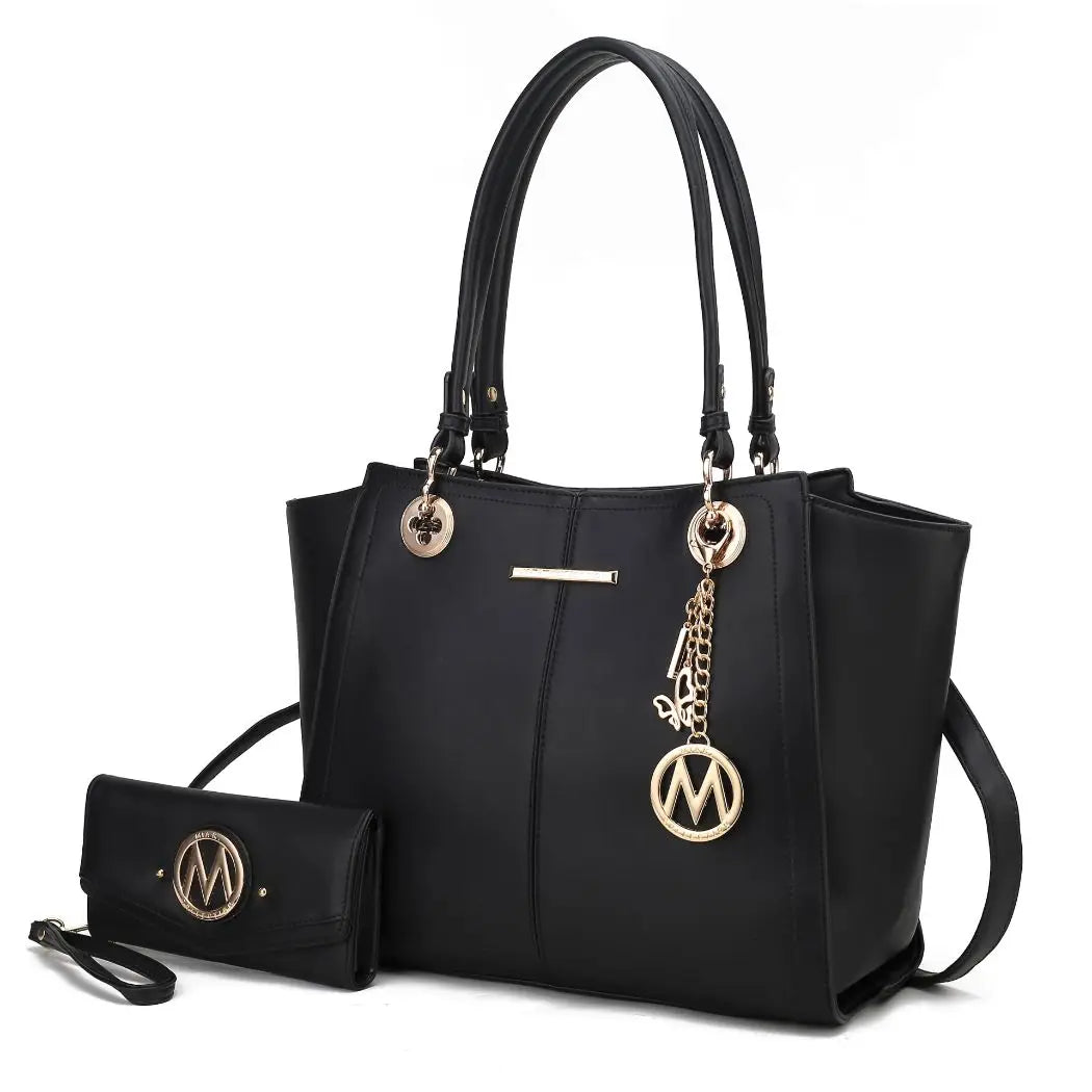 Ivy Tote Handbag Vegan Leather Crossover