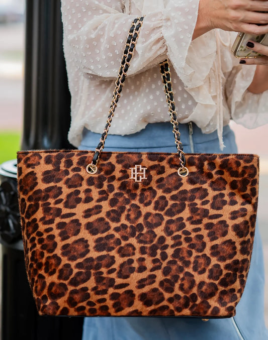 Quentin Quilted Tote Spotted Saddle