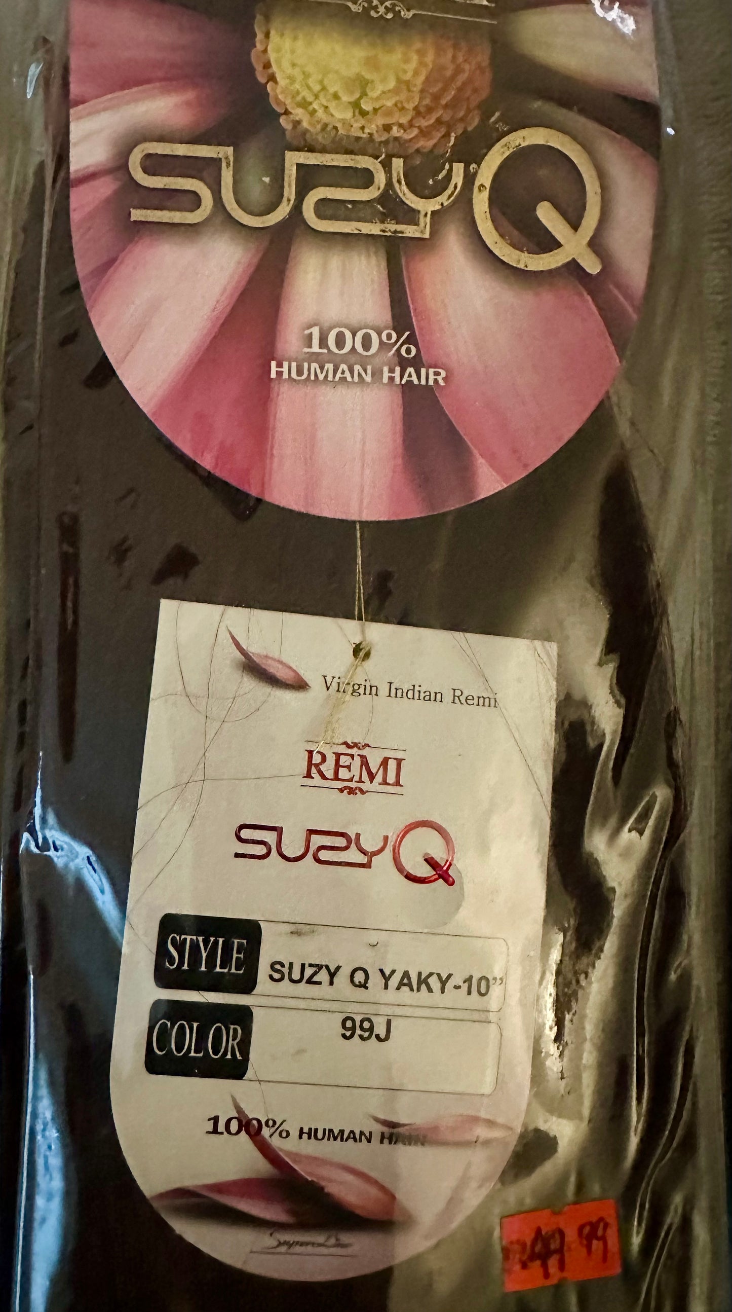 Virgin Indian Remi 100% Human Hair Suzy Q Yaky 10”