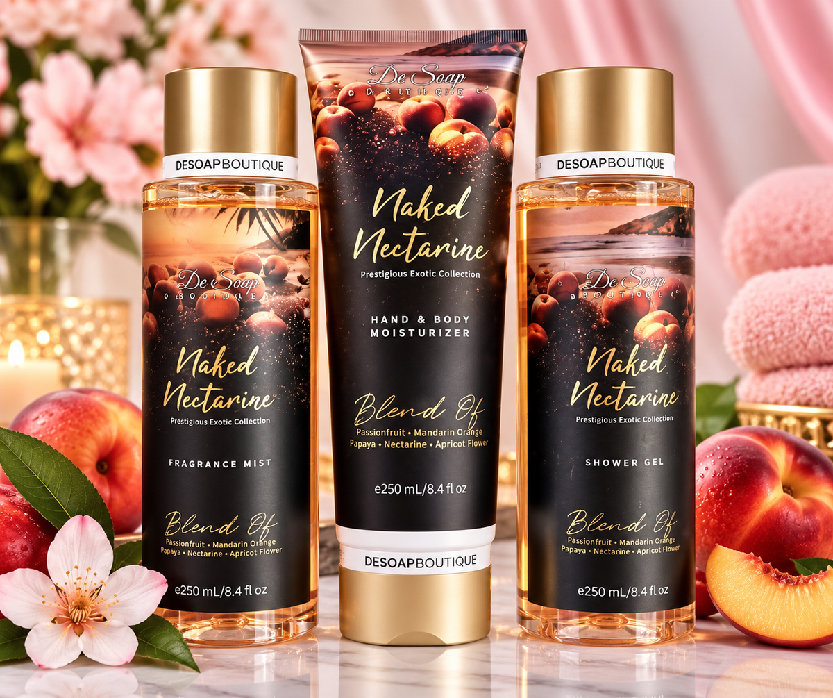 Naked Nectarine 3-Piece Body Care Set