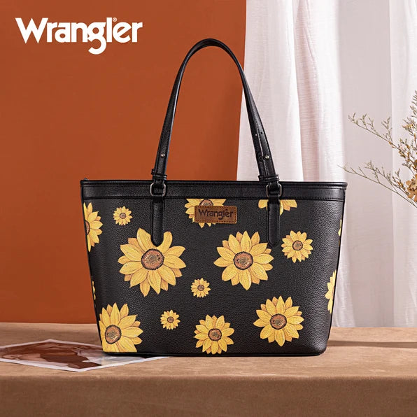 Wrangler Sunflower Print Tote Bag (Pre-order item)