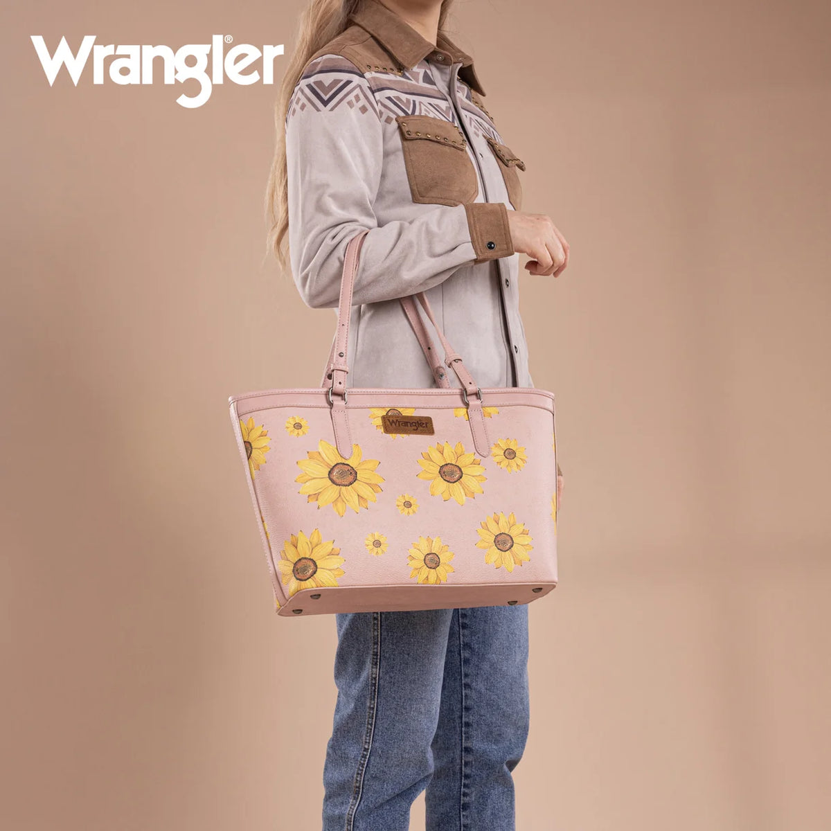 Wrangler Sunflower Print Tote Bag (Pre-order item)