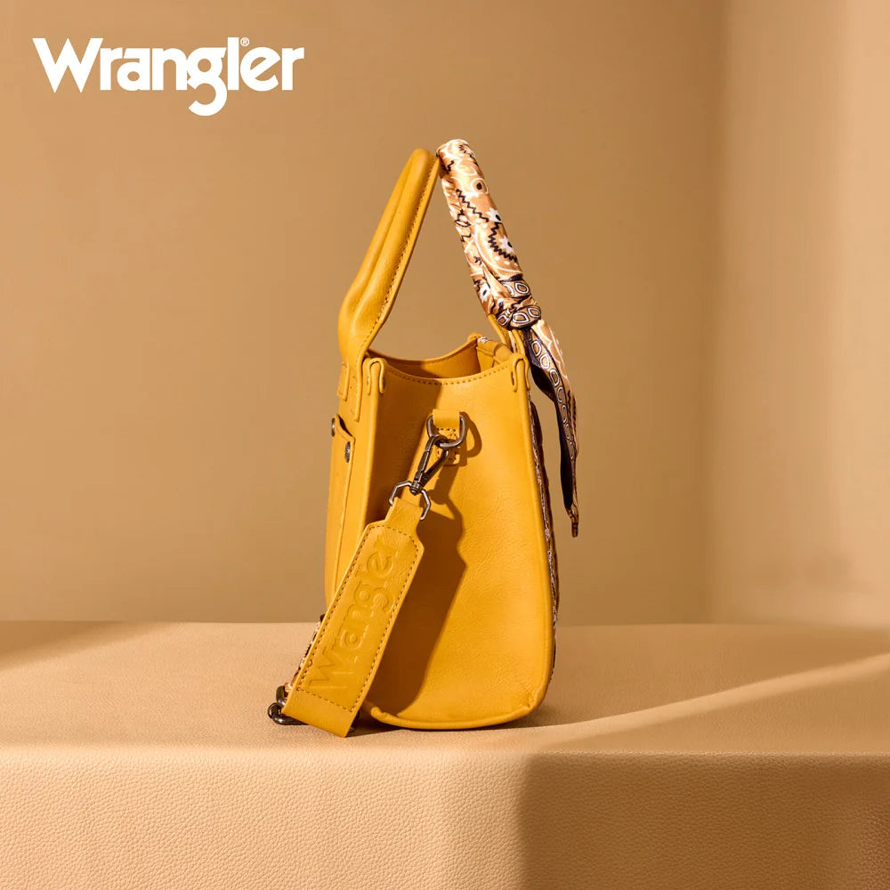 Wrangler Braided Paisley Bandana Tote Bag (Pre-order item)