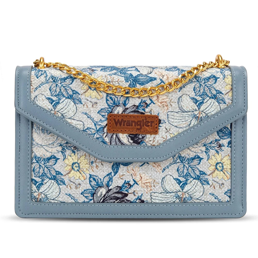 Wrangler Floral Print Chain Crossbody Bag (Pre-order item)
