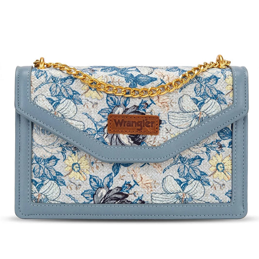 Wrangler Floral Print Chain Crossbody Bag (Pre-order item)