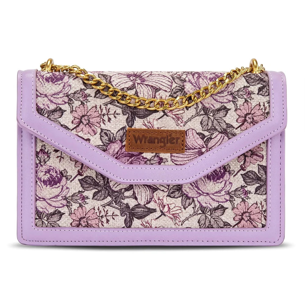 Wrangler Floral Print Chain Crossbody Bag (Pre-order item)