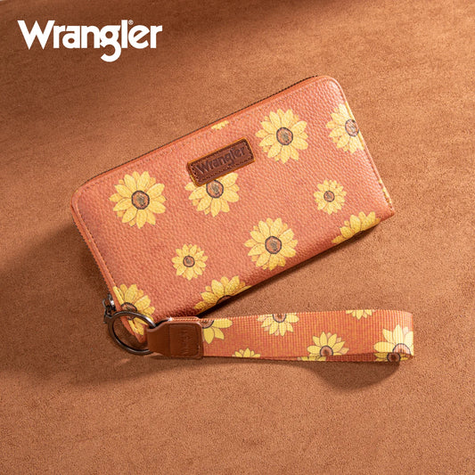 Wrangler Sunflower Print PU Leather Wallet (Pre-order item)