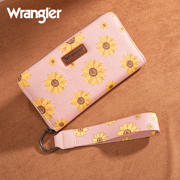 Wrangler Sunflower Print PU Leather Wallet (Pre-order item)