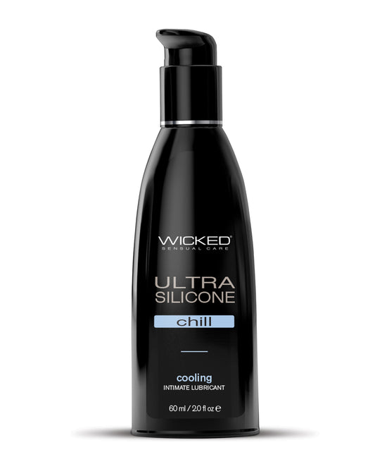 Wicked Sensual Care Ultra Chill Cooling Sensation Silicone Based Lubricant - 4 oz