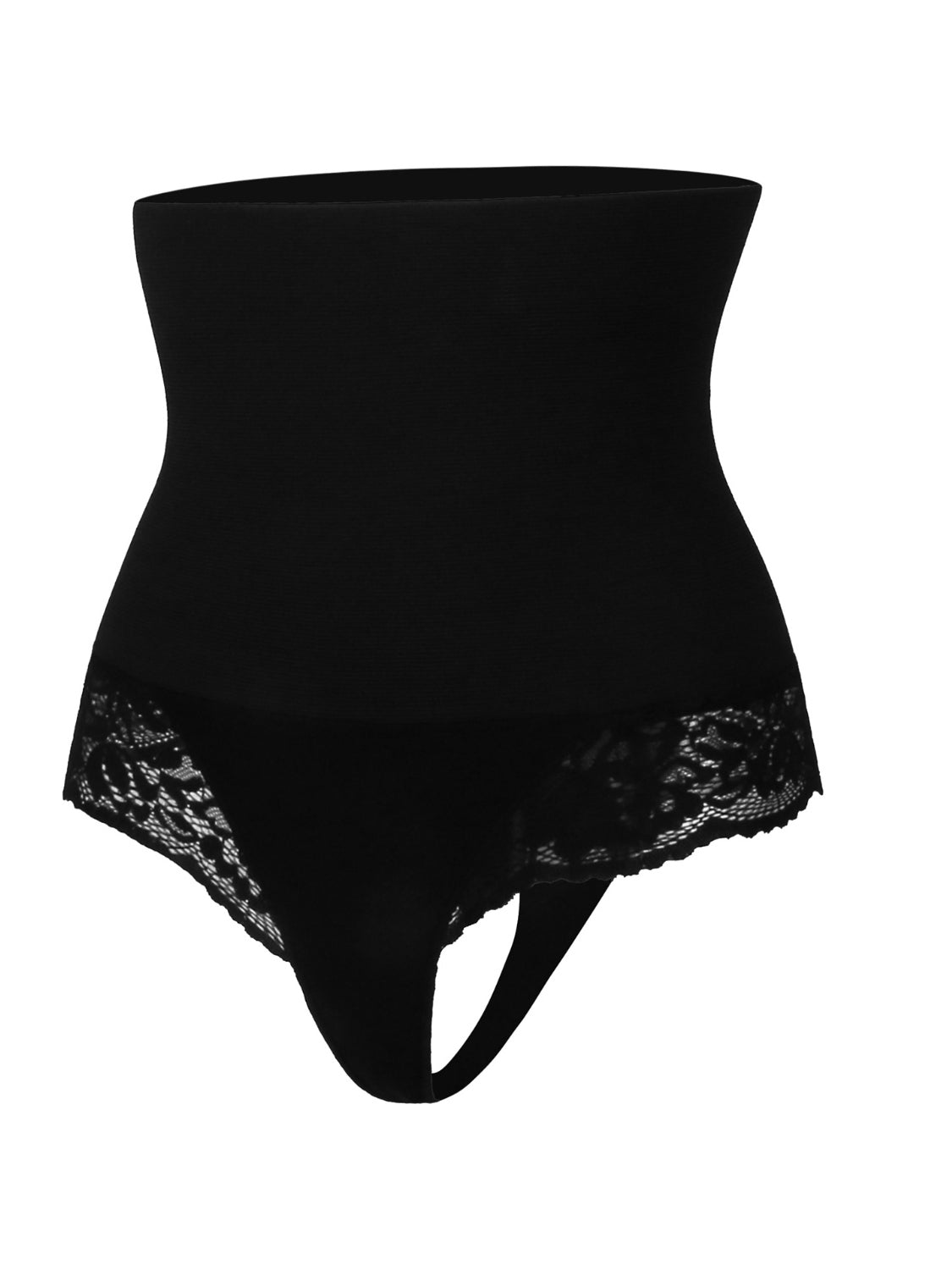 Lace Detail High Waist Shaping Panty