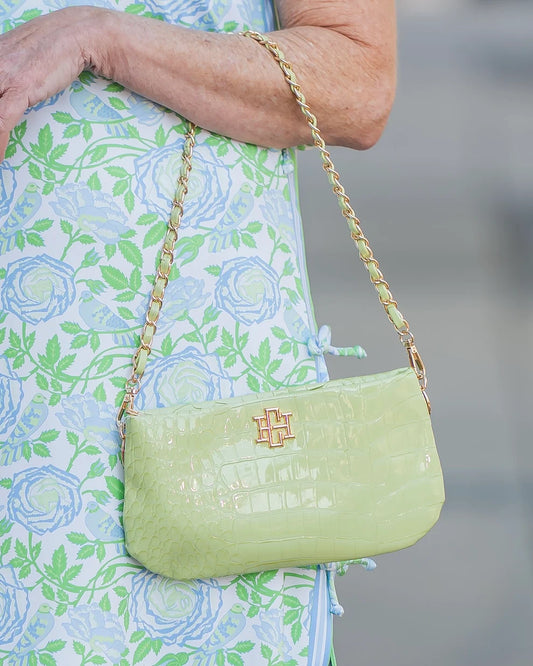 Livi Crossbody Lime Patent EC