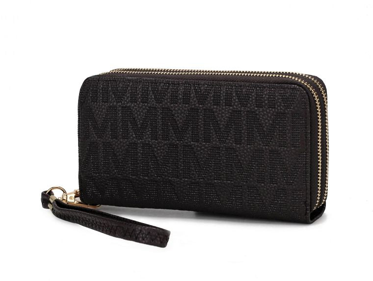 Lisbette Embossed M Signature Wallet