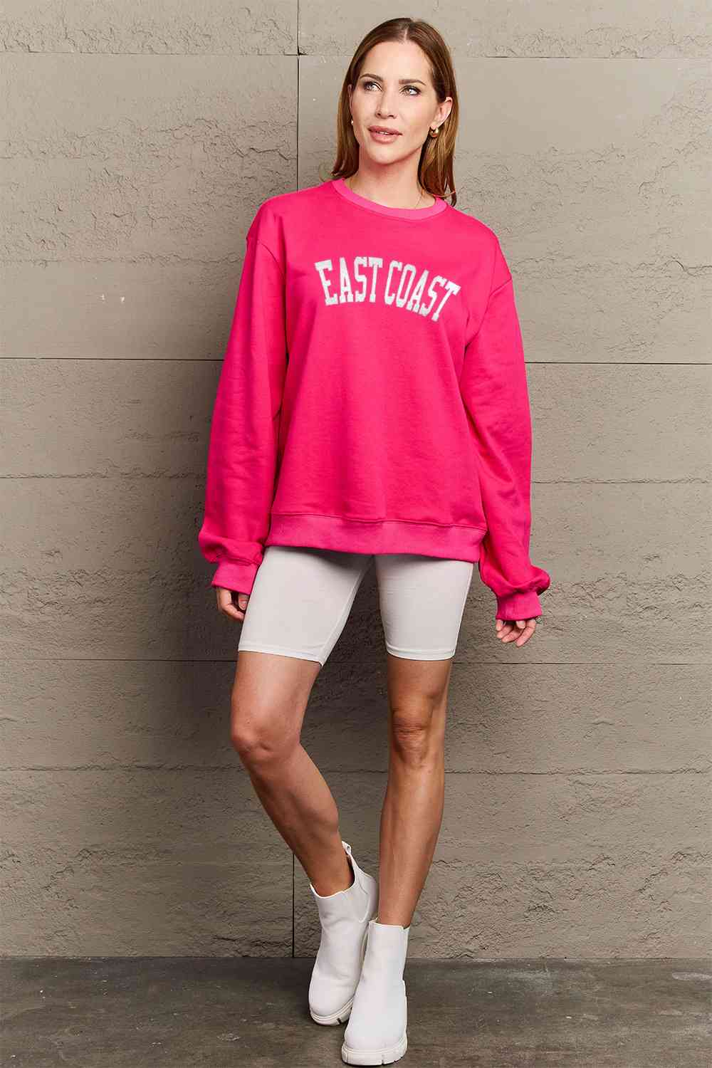 Simply Love Full Size EAST COAST Graphic Sweatshirt