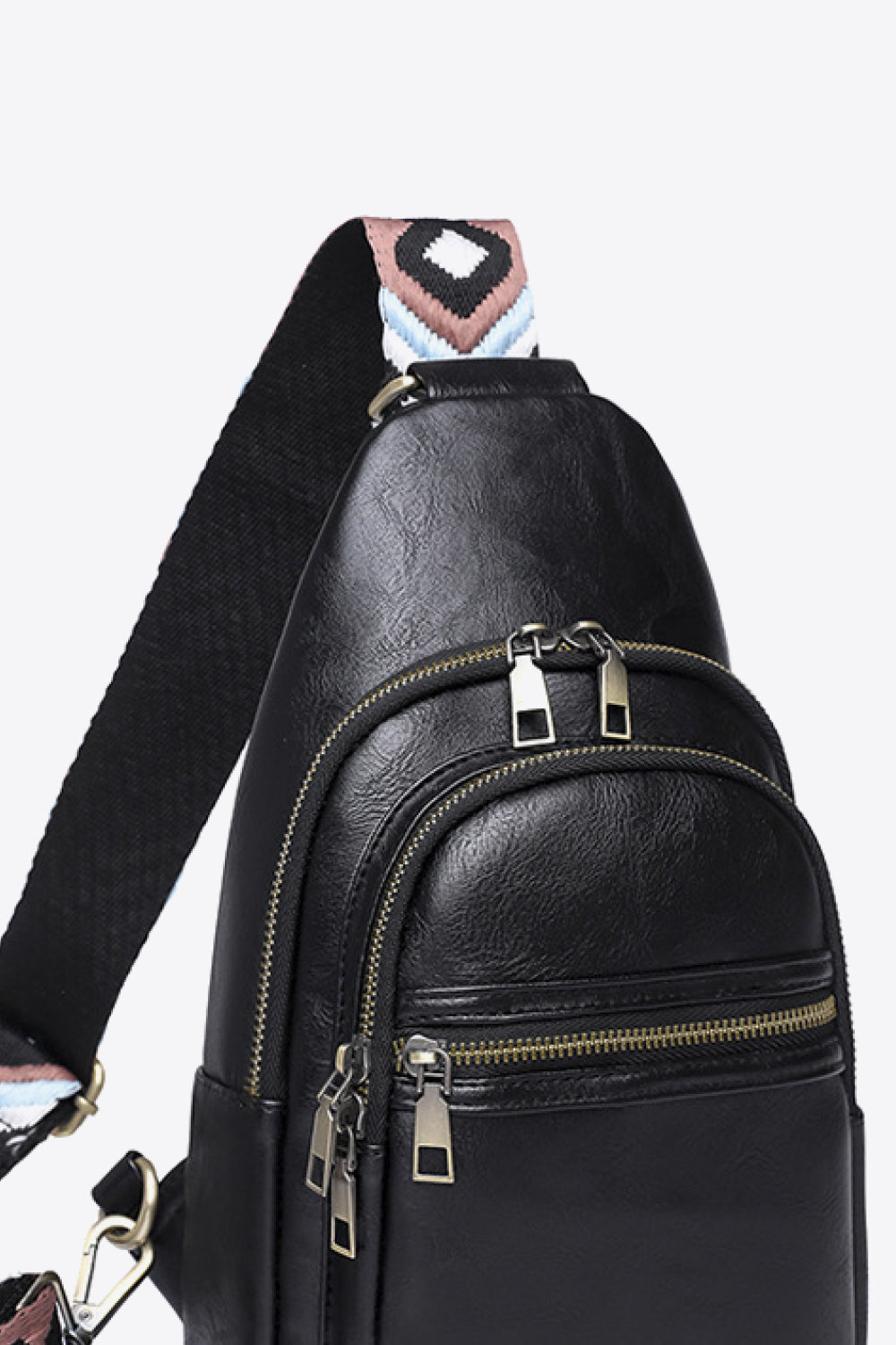 It's Your Time PU Leather Sling Bag