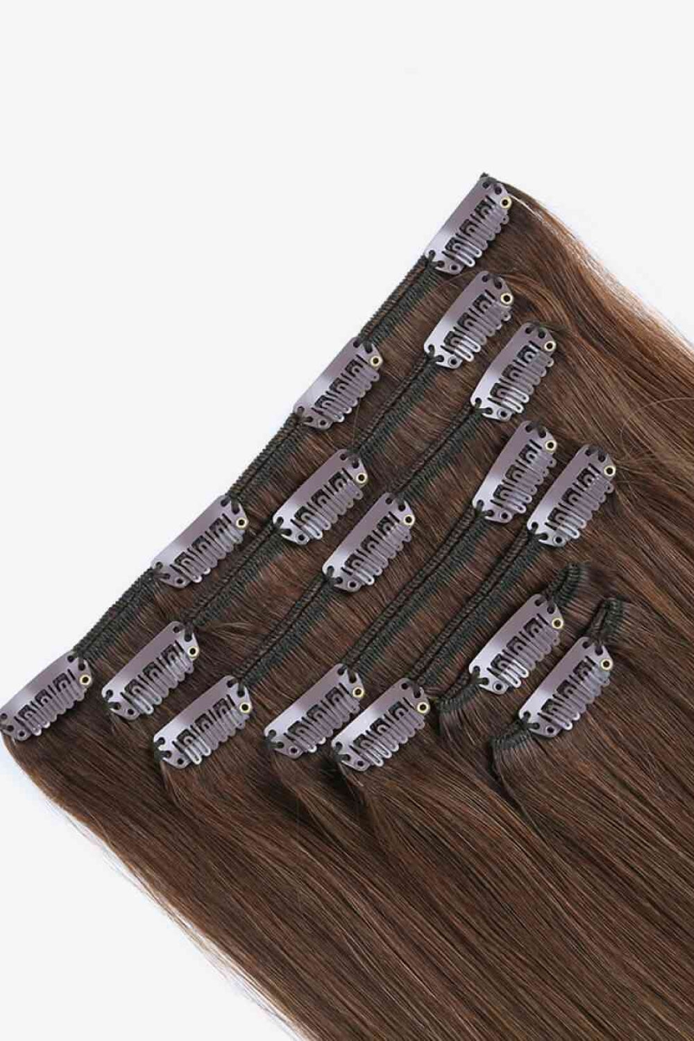 18" 120g Clip-In Hair Extensions Indian Human Hair