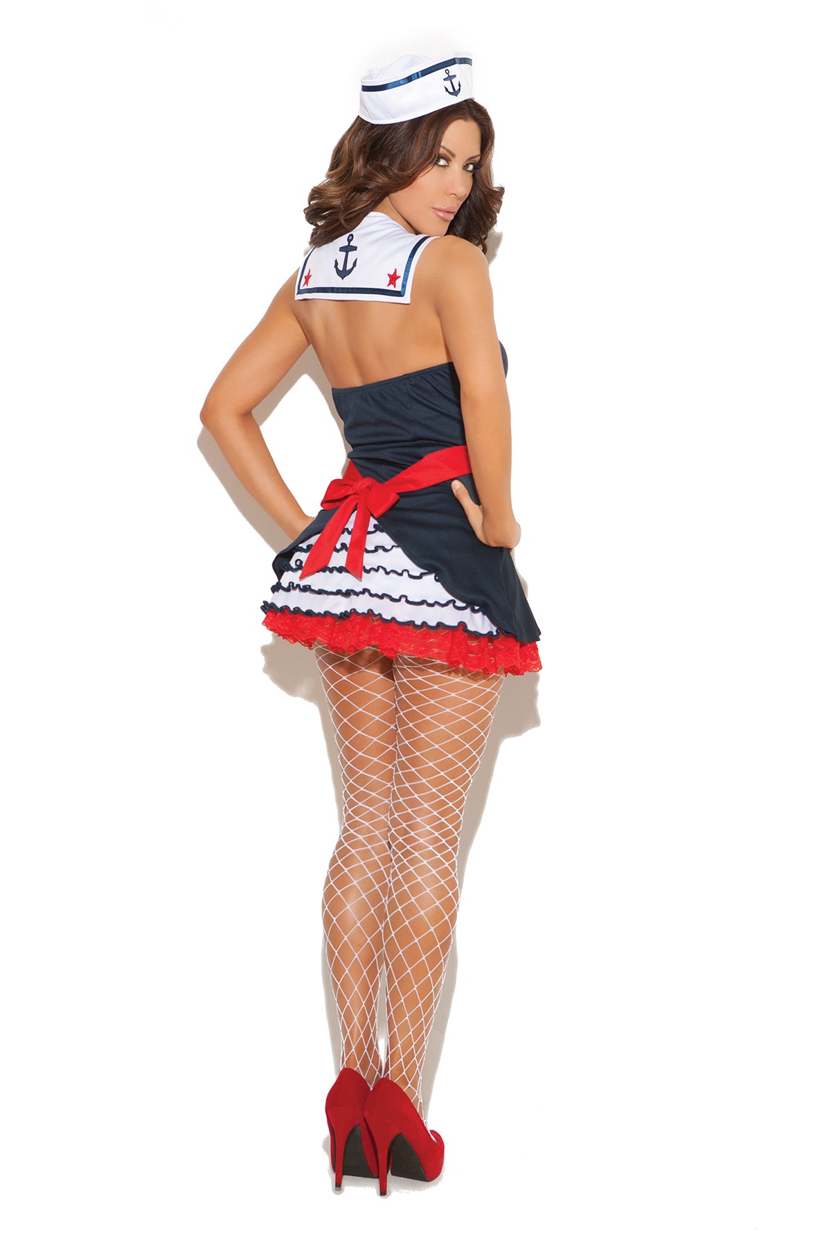 Sailors Delight - 2 Pc, Costume Includes Dress With Attached Collar And Hat