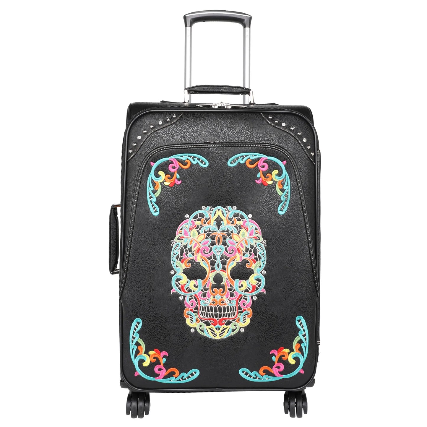 Montana West Sugar Skull Collection 3 PC Luggage Set – Dazzled