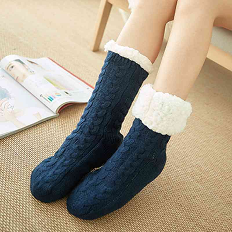 Contrast Winter Socks