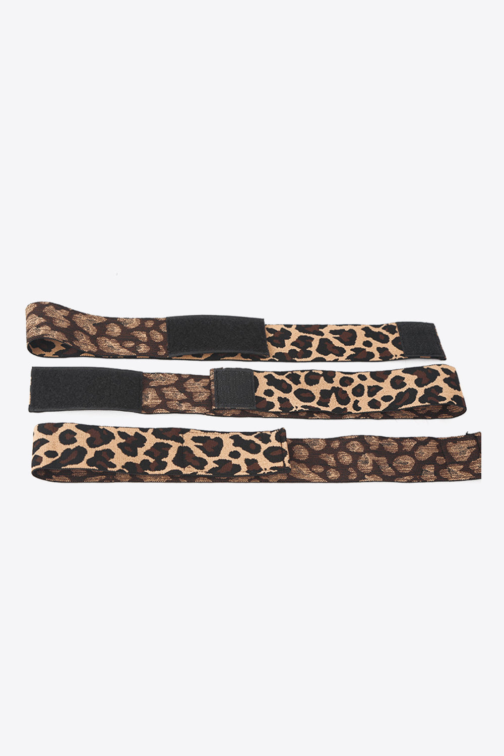 4-Pack Leopard Elastic Soft Wig Grips