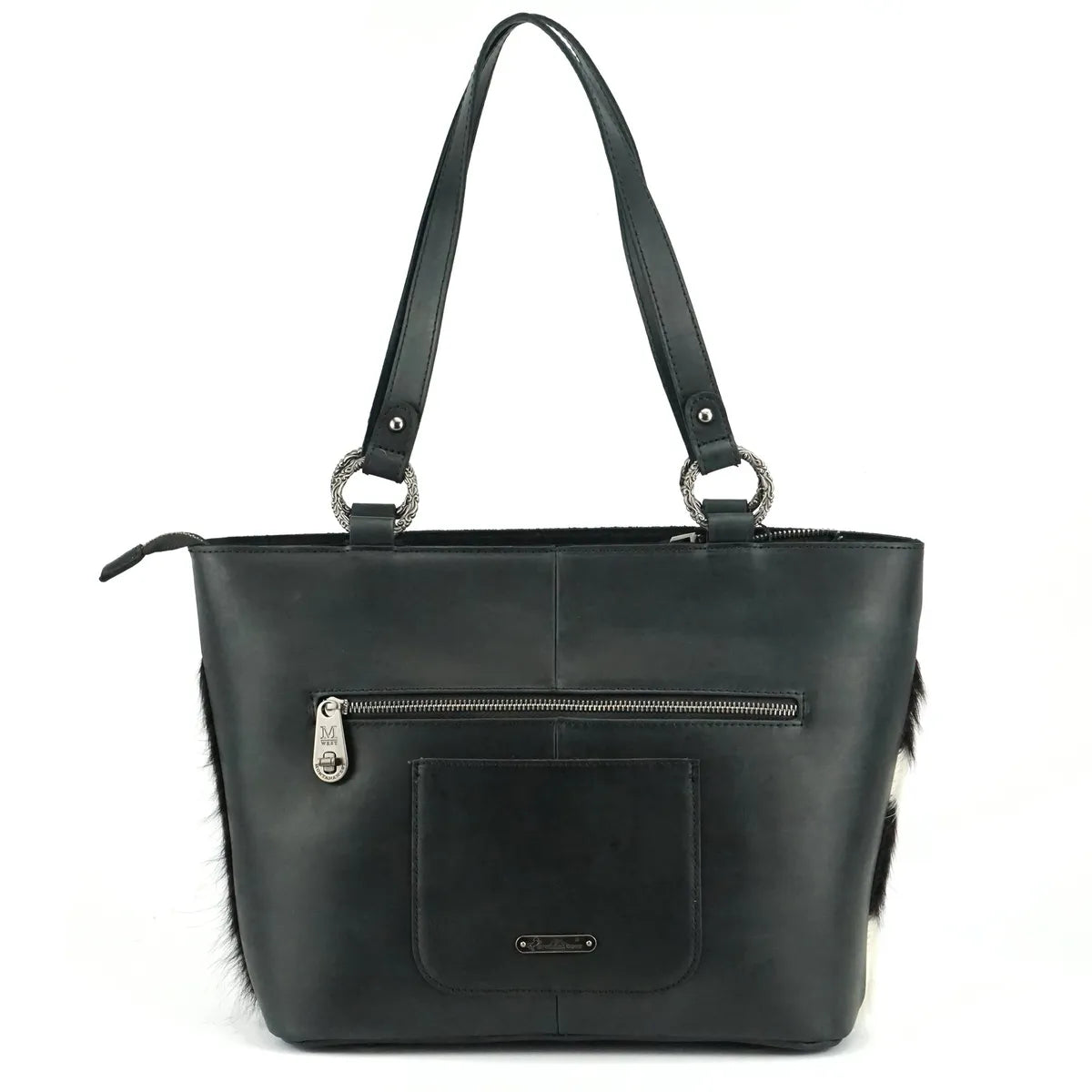 Montana West Real Leather Hair-On Cowhide Collection Tote