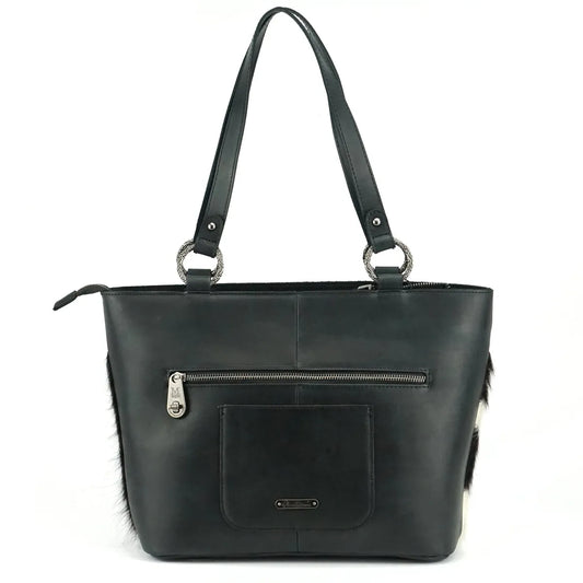 Montana West Real Leather Hair-On Cowhide Collection Tote