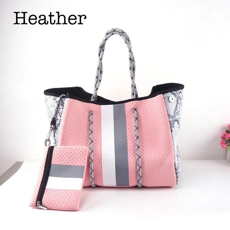 Neoprene Tote & Zipper Pouch