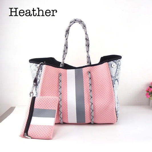 Neoprene Tote & Zipper Pouch