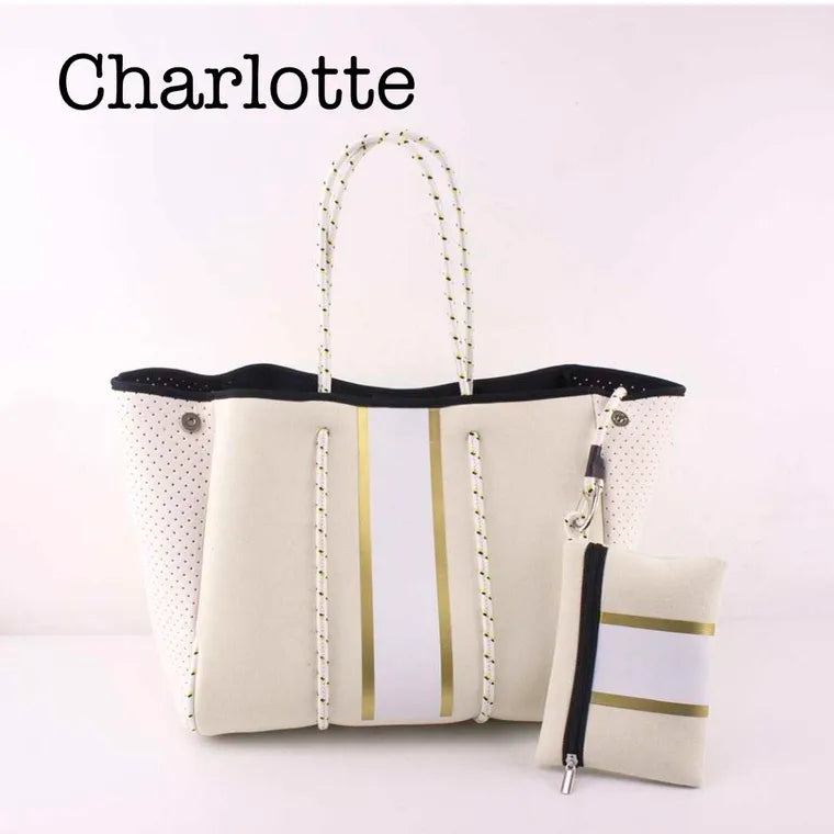 Neoprene Tote & Zipper Pouch